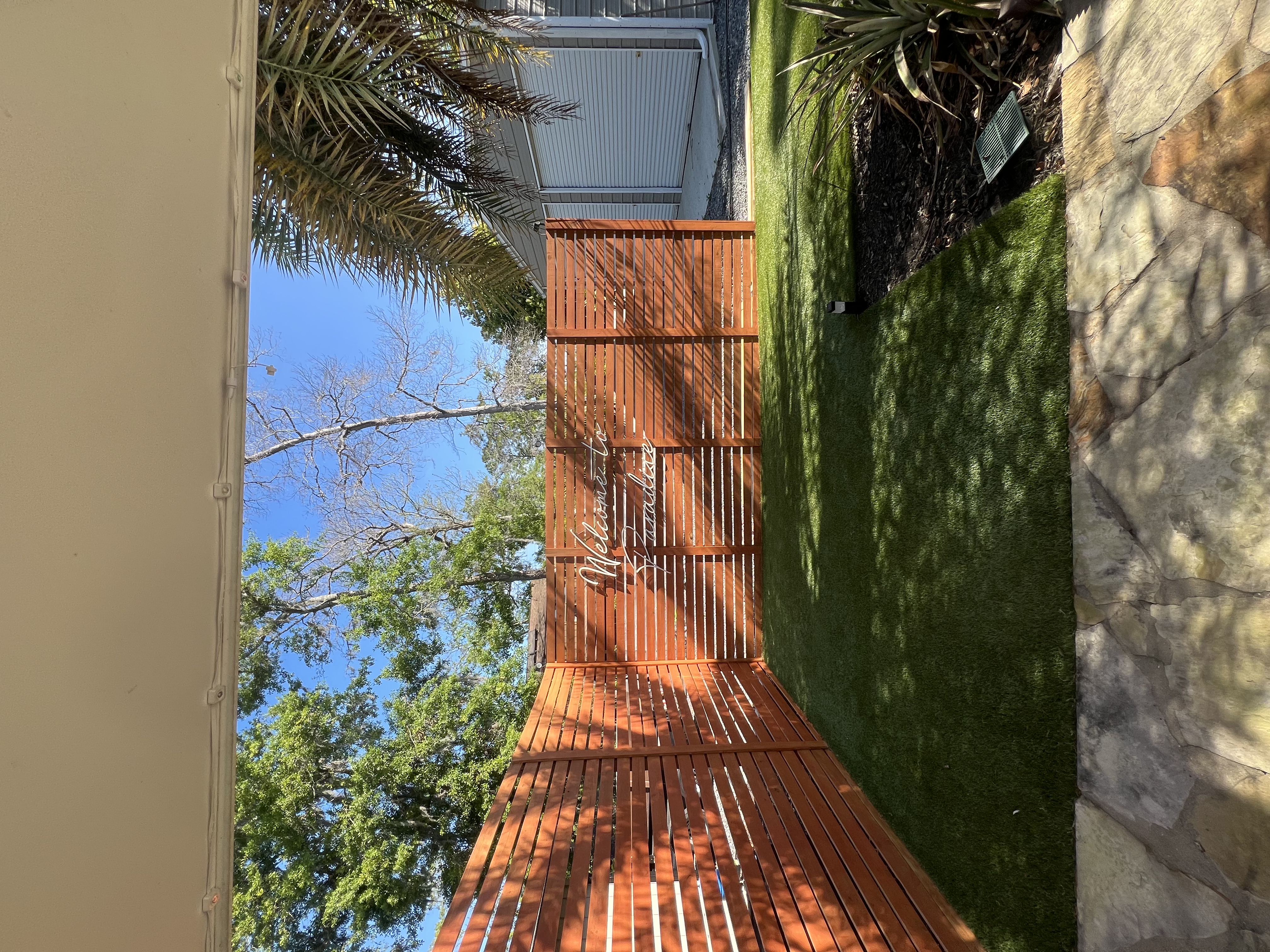 Professional fence staining in St. Augustine